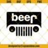Jeep Upside Down Svg, Off-roading Vehicle Beer Funny Drinking Svg