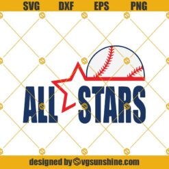 All Stars Baseball Svg, Baseball Svg, Baseball Season Svg
