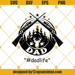 Dad Hash Tag Dadlife Svg, Fathers Day Svg