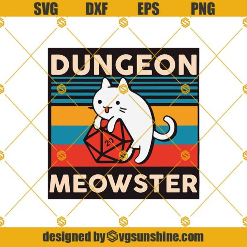 Dungeon Meowster Svg, Trending Svg, Dungeon Svg