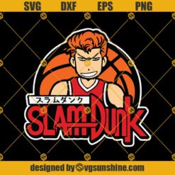 Anime Slam Dunk Basketball Svg, Basketball Svg, Slam Dunk Svg