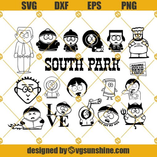 South Park Vector Pack Svg, South Park SVG