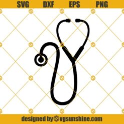 Stethoscope Svg, Stethoscope Monogram Svg, Stethoscope Monogram Love Svg, Doctor Stethoscope Svg