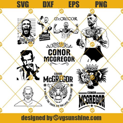 Conor McGregor SVG, UFC SVG, Conor Mcgregor Svg Bundle, Ireland SVG