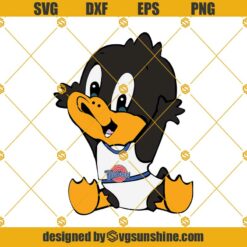 Baby Daffy Duck SVG, Baby Looney Tunes Daffy Duck SVG, Space Jam SVG