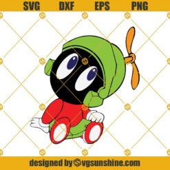 Baby Marvin The Martian Space Jam SVG