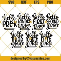 Back To School Quotes Svg, Back To School Bundle Svg, Back To School Svg