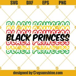 Black Princess SVG, Juneteenth SVG