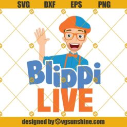 Blippi live SVG, Blippi SVG, Blippi Clipart, Blippi SVG