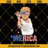 Donald Trump Merica Trump Salt Bae SVG, Funny 4th of July SVG, Merica American Flag SVG