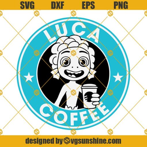 Luca Coffee Disney SVG, Pixar Movie SVG, Luca SVG