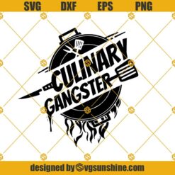 Culinary Gangster SVG, Culinary SVG, Chef svg , Knives Chef svg, Cooking svg, Chef Art