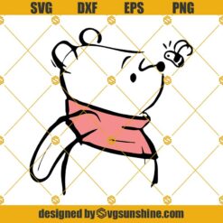 Winnie The Pooh Svg, Pooh Svg, Pooh And Bees Svg