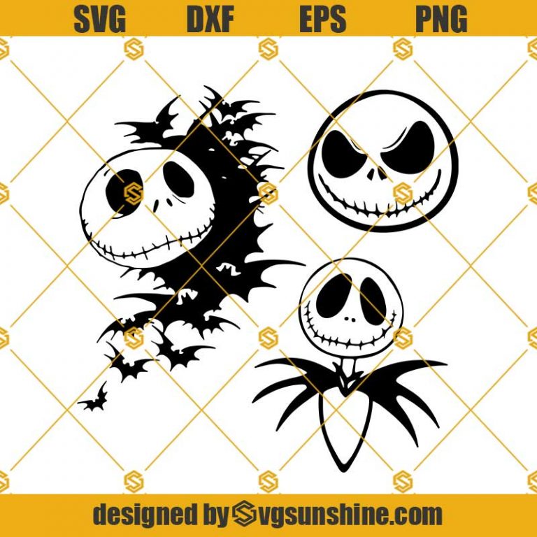 Jack Skellington Svg, The Nightmare Before Christmas Svg, Tim Burton Svg