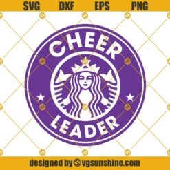 Cheerleader Starbucks Svg, Dance Svg, Cheerleader Coffee Svg