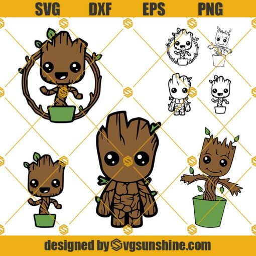 Groot Svg, Baby Groot Svg, Guardians of the Galaxy Svg