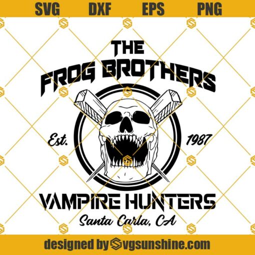 The Frog Brothers Svg, Lost Boys Svg, The Frog Brothers Skull Svg