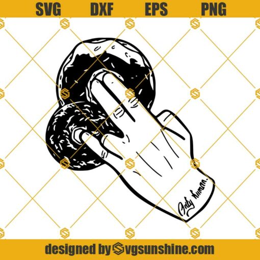 Donut Two In The Pinky One In The Stink Svg, One Hitter Svg, Donut Svg