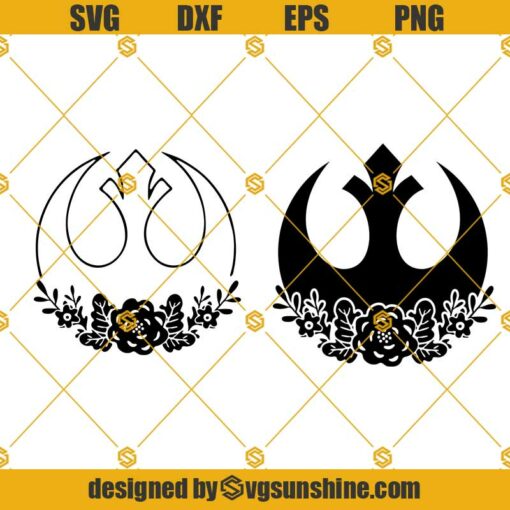 Cute Rebel Alliance SVG, Rebel SVG Star Wars SVG BUNDLE