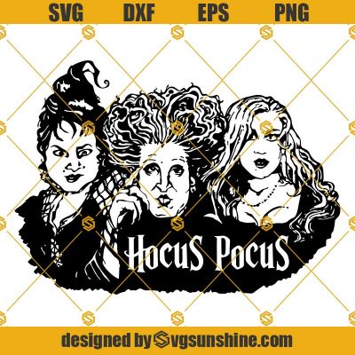 Sanderson Sisters Cut Files Clipart Cricut, Sanderson Sisters SVG ...