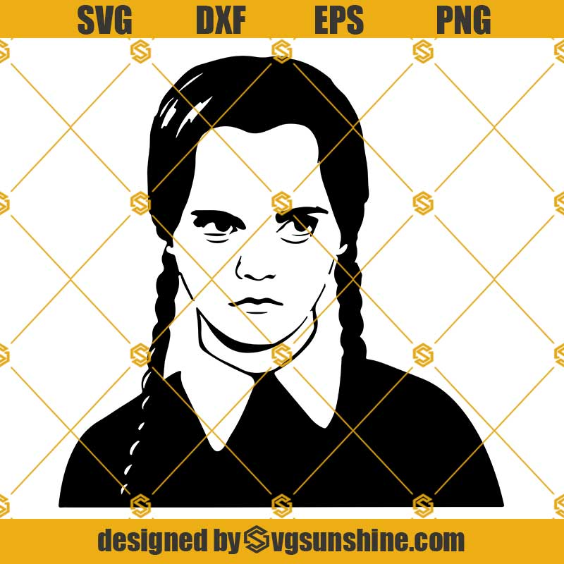 Wednesday Addams SVG