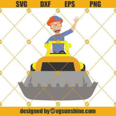 Blippi SVG, Blippi Toy SVG, Blippi Construction SVG, Blippi truck svg ...