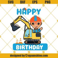 Blippi Happy Birthday SVG, Blippi SVG PNG DXF EPS