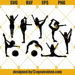 Cheerleading SVG Bundle, Cheer SVG Bundle, Cheerleader SVG, Dance SVG Cheer Cut Files for Cricut