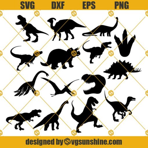 Dinosaur SVG, Dinosaur Cricut, Dinosaur SVG Bundle, T-rex SVG, Dinosaur PNG, Trex SVG