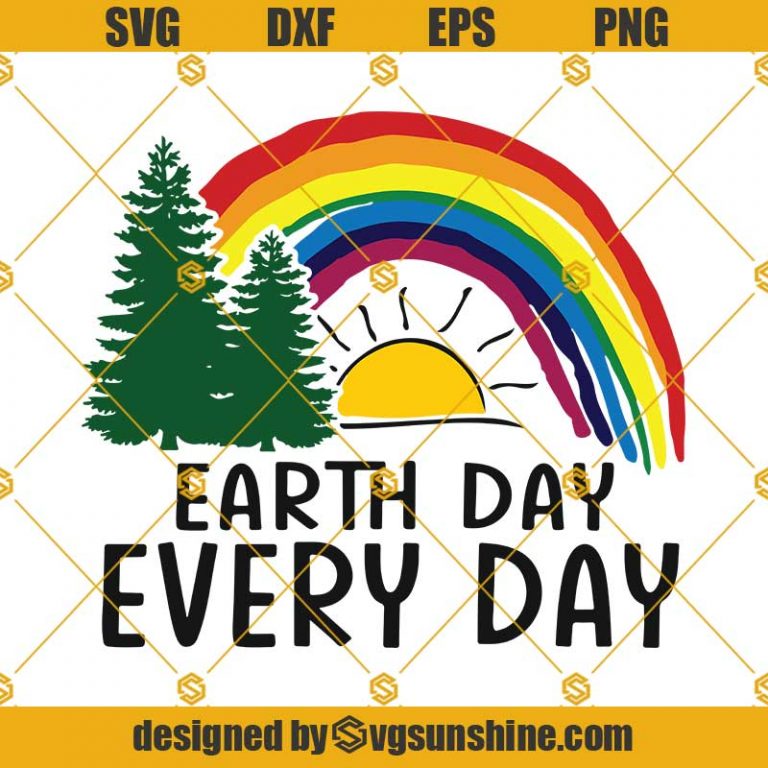 Earth Day Every Day Svg, Dont Be Trashy Svg, Earth Day Svg