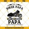 I'm A Biker Papa Svg