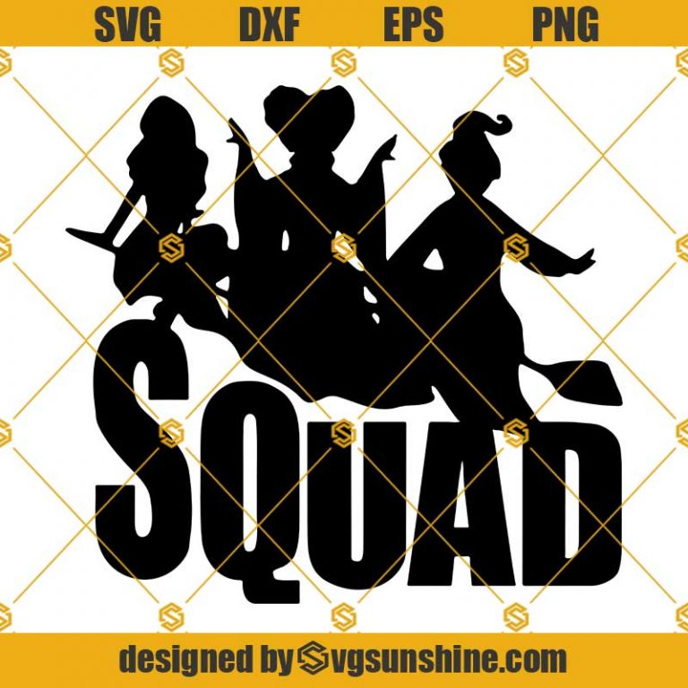 Hocus Pocus Squad SVG, Squad Girl SVG, Sanderson Sister SVG, Halloween