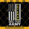 Veteran of The United States SVG, Army SVG, Veterans day SVG, Veteran Flag SVG