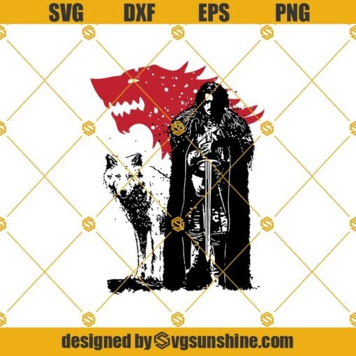 Game Of Thrones Stark Family Svg, The King And The Wolf Svg
