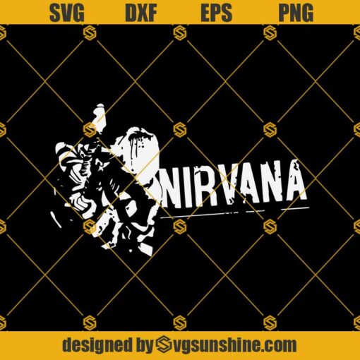 Nirvana Kurt Koban Svg, Nirvana Svg