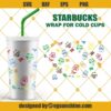 M And M Faces SVG for Starbucks Cup SVG