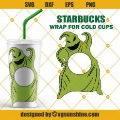 Oogie Boogie Starbucks Cup SVG, Full Wrap Halloween Starbucks Cup SVG