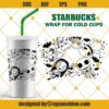 Jack Skellington And Sally Starbucks Cup SVG