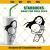 Sally Starbucks Cup SVG, Halloween Full Wrap for Starbucks Venti Cold Cup SVG