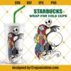 Jack And Sally Starbucks Cup SVG, Halloween Starbucks Venti Cold Cup SVG