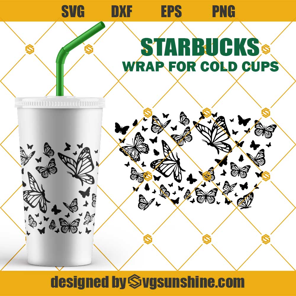 Download +34 Free Starbucks Wrap SVG For Cricut or Silhouette – Page 2 –  8SVG