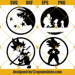 Dragon Ball Z SVG Bundle, Son Goku SVG, Goku SVG, Goku PNG, Dragon Ball Z SVG, Dragon ball SVG