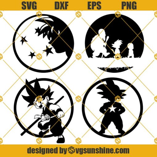 Dragon Ball Z SVG Bundle