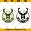 Milwaukee Bucks SVG, Nba Logo SVG Bundle, Milwaukee Logo for Cricut, Bucks Cut Files, Digital Download, Clip Art, Vector