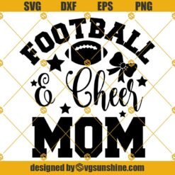 Football Cheer Mom SVG, Football Mom SVG, Cheer Mom SVG