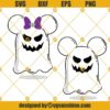 Ghost Mickey Minnie Halloween Svg