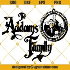 The Addams Family SVG, Wednesday Addams SVG, Morticia Addams SVG, Gomez Addams SVG