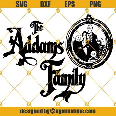 The Addams Family SVG, Wednesday Addams SVG, Morticia Addams SVG