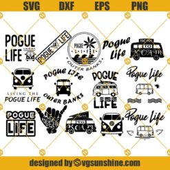Pogue Life 16 Files SVG, Outer Banks SVG, Pogue Life SVG, Outer Banks SVG BUNDLE