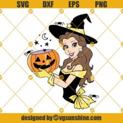 Belle SVG, Beauty And The Beast SVG, Disney Princess Cut File Layered